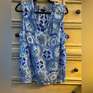 Sleeveless Talbots plus size tunic